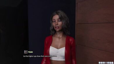Streets of Sorcery PC Brunette Gushes in XXXninjas Visual Novel