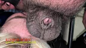 Rimjob for fat dirty bastard