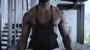 Thresome With fur covered dark big dicks