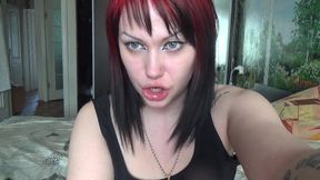 Eating candy worns and I will eat you too