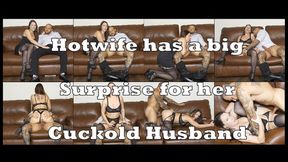 Saucy She-Male Seduces Cuckolded Hubby in Hotwife Frenzy of Orgasmic Pleasure