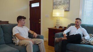 The therapist and the twink have sex after the therapy sesh