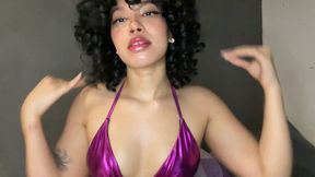 cum like a loser while flip you off