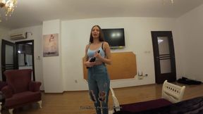 Ex-cheating girlfriend takes sloppy amateur blowjob