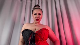 Queen Of Hearts Cosplay Tits & Ass Worship