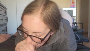 Home Office Temptations: a Blowjob Distraction