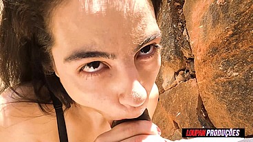Morena peituda dando a buceta no parque - Ana bele - Loupan produções