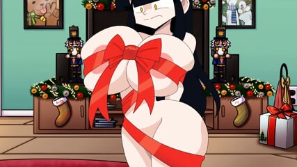 Xmas Cartoon Fuck  Audrey Takes It Raw on the Couch  FULL HD Anime