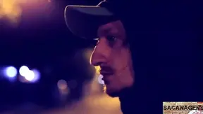 Redheaded Beast Devours Horny Strangers Cock in Steamy Club Bathroom – 18+