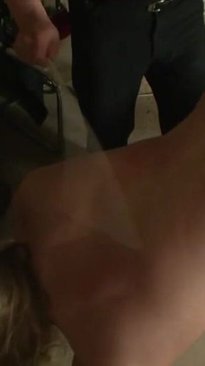 The humiliated whipping slave