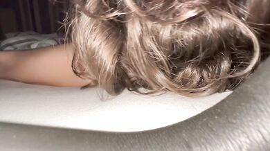 Slut Licks Dildo Deep Into Pussy