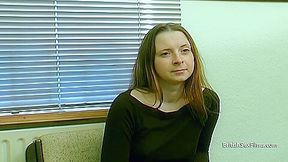 Real British Teen 18+ Is Nervous At Casting