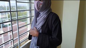 Hijabi Girl Show Big Ass and Fuck Hard