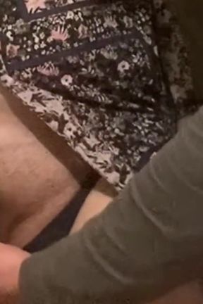 Old Perv Fingering Pussy in City Subway