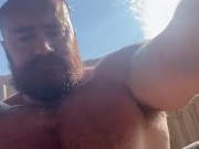 Giant Dick Bodybuilder Ooze Precum OnlyfansBeefBeast Hairy Beefy Musclebear Hot Big Cock Bear Hung
