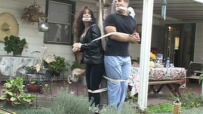 An Innocent Game With The Neighbors Leave Miles And Chantel Osmond Spending The Afternoon Roped To A Tree!