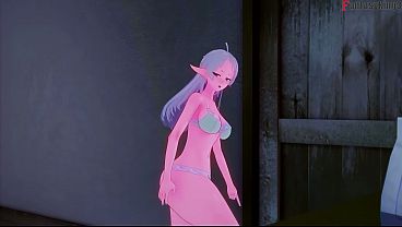 Sylphiette find me in a threesome with Eris and Roxy, she can'_t resist the BBC | Mushoku Tensei 5