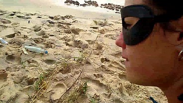 PUBLIC SUMMER BEACH, FUCK FACE, ANAL AND CUM SWALLOW!!!!
