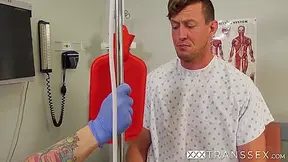 Lena Jade In Shemale Nurse In Fetish Uniform Fucked By Patient