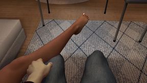 WHAT IS MY STEPMOM DOING? The filthy slut grabs my cock.