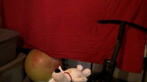 Black shorts bikeseat facesit