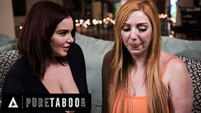 Exclusive: Hot redhead Lauren pleases her neighbor Natasha Nice