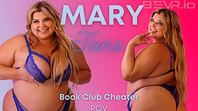 Mary Jane Bbw In Book Club Cheater