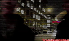 Amsterdam hooker sucks a tourists cock