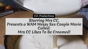 Messy Cream & Sex Couple