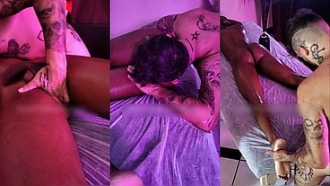 Irmão evangélico se entregou por completo na massagem proibida