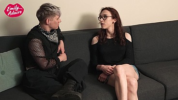 Do you want to cheat with me? Trans woman fucks trans man