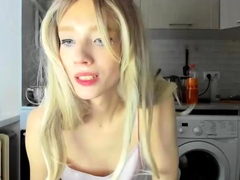 Blonde teen Sierras first erotic masturbation video