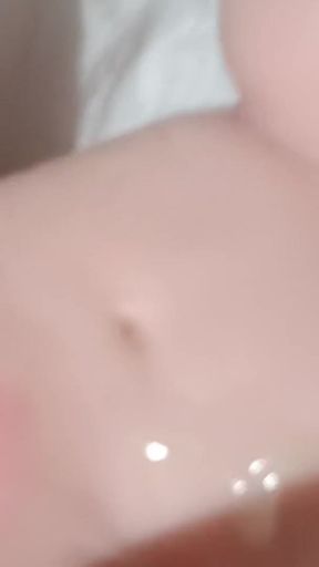 Fucking a sex doll on the bed   Clip 3