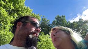 Don't Miss This Fucking Scorching Hot Outdoor Ride Fucks Her Tight Pussy&#x270C;