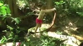 Hiker Fucks Carmen Hollywood When She Was Sunbathing On The Creek! (mp4 sd)