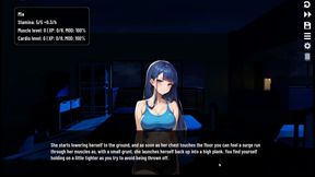 Futanari Muscle Growth World Femboy Hentai Game Ep.3 Training Our Petite Step Sister in the Living Room!