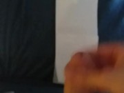 Cumming in My Blue Nike Sweatpants