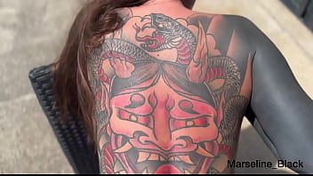The master showered me with golden rain, fucked my ass, and cum on my face (Part 2)