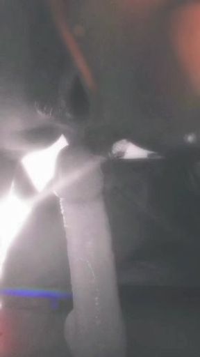 Slow motion on my dilated anal