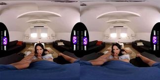 TmwVRnet Barbie ESM Dude covers badass brunette with sperm