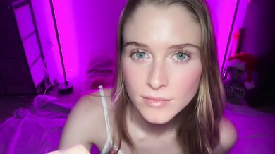 Blonde college cutie does her first solo live stream big ass shaking tiny tits