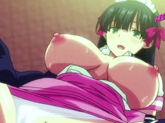 Uncensored Hentai Threesome Creampie Sex and Pussy Eating