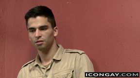 Stir crazy and horny Tommy overwhelms young jailbird Ludo