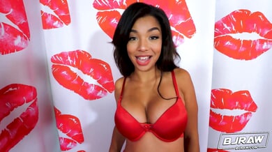 Malina Melendez takes Romeo Mancini deep with pierced nipples on display