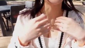 Divine Big-Breasted JD Gets Hard Orgasms from Neck Play Spanking Intense Blow Job