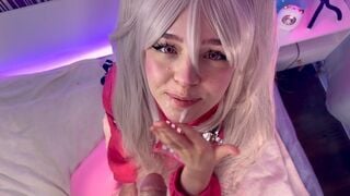 Aqua_Ri's Cosplay Cutie Swallows Sweet Cum