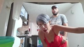 I Went to the Kitchen and He Stuck His Cock All the Way in.