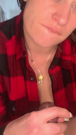 Mylissa Sucks You with Her Mouth & Feet!!