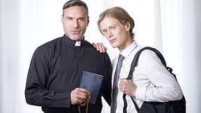 Adrian: On the Rectory Stairs - YesFather