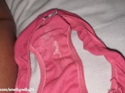 Making Him Sniff My Stained Panties and Clean My Stinky PUSSY and ASSHOLE